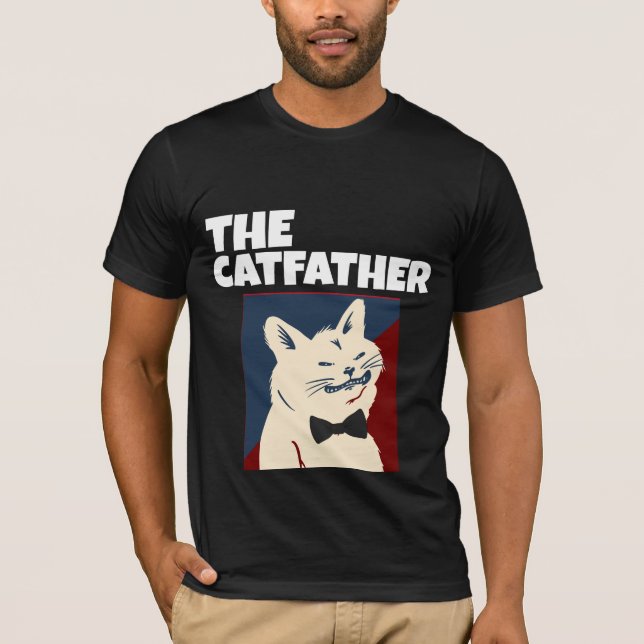 Die T - SHIRT des CAT VATER VATER T - SHIRT (Vorderseite)