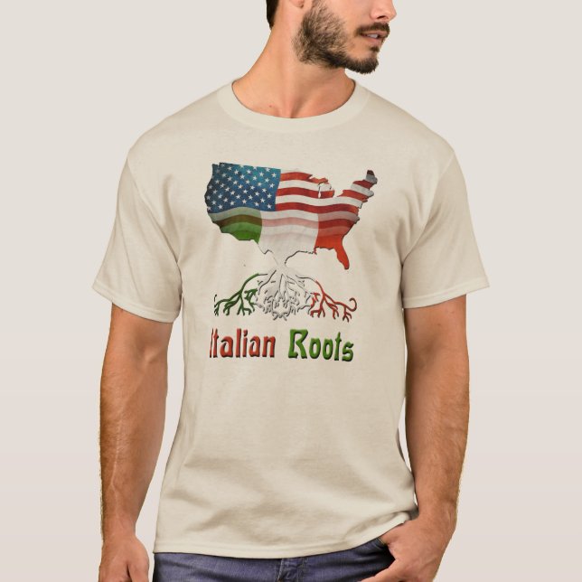 Die T - Shirts der amerikanischen italienischen (Vorderseite)