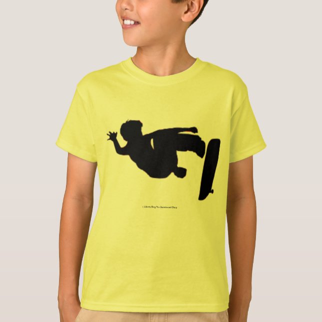 DIE T-SHIRTS DES SKATEBOARD-KINDES - TEENAGER - (Vorderseite)