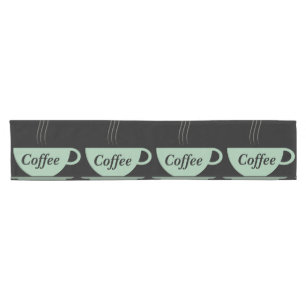 Die Tabellen-Läufer des Kaffee-Liebhabers Kurzer Tischläufer