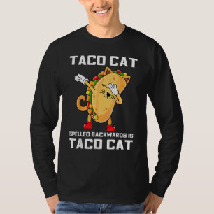 Die Taco-Katze, die rückwärts geschrieben wird, is T-Shirt