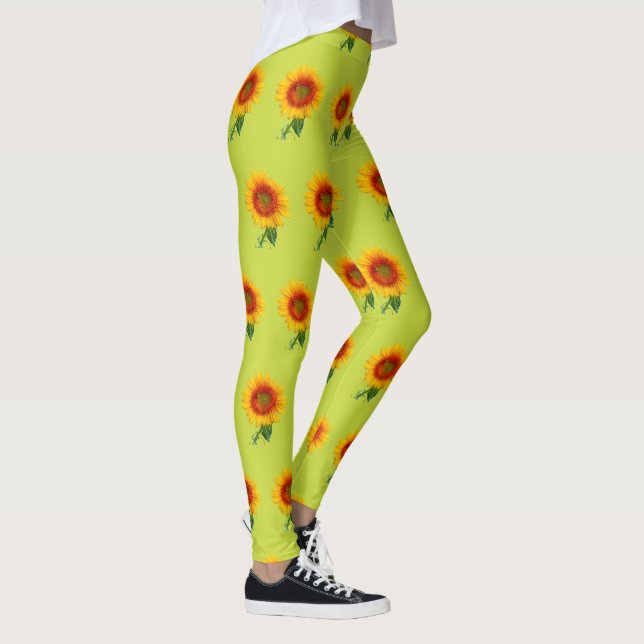 DIE TANZENDE SONNENBLUME  LEGGINGS (Rechts)