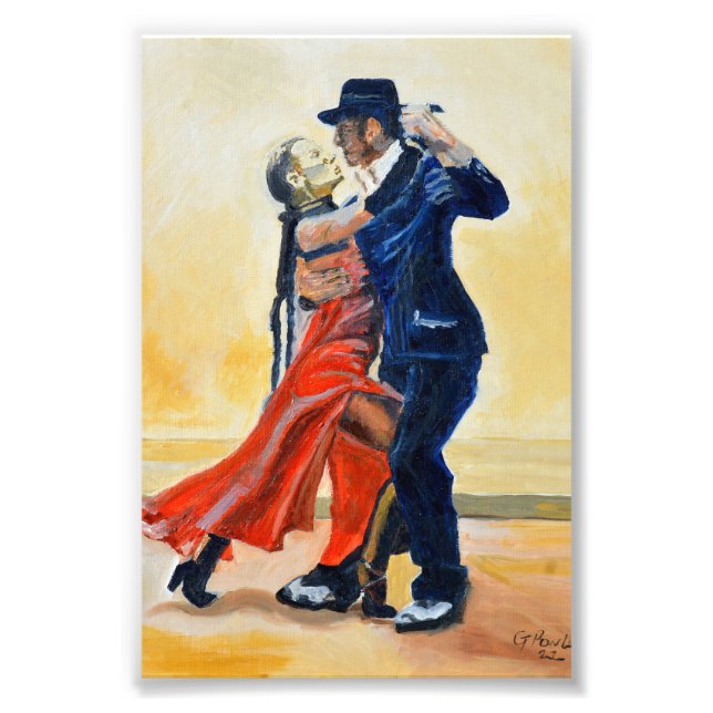 Die Tänzer Fotodruck (Vorne)