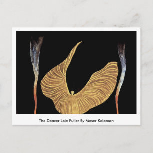 Die Tänzerin Loie Fuller von Moser Koloman Postkarte
