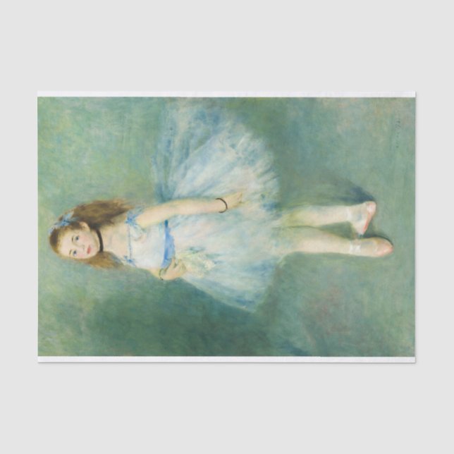 Die Tänzerin von Auguste Renoir Seidenpapier (Vorderseite)