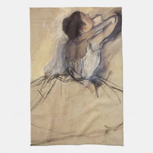 Die Tänzerin von Edgar Degas, Vintage-Ballerina-Ku Handtuch