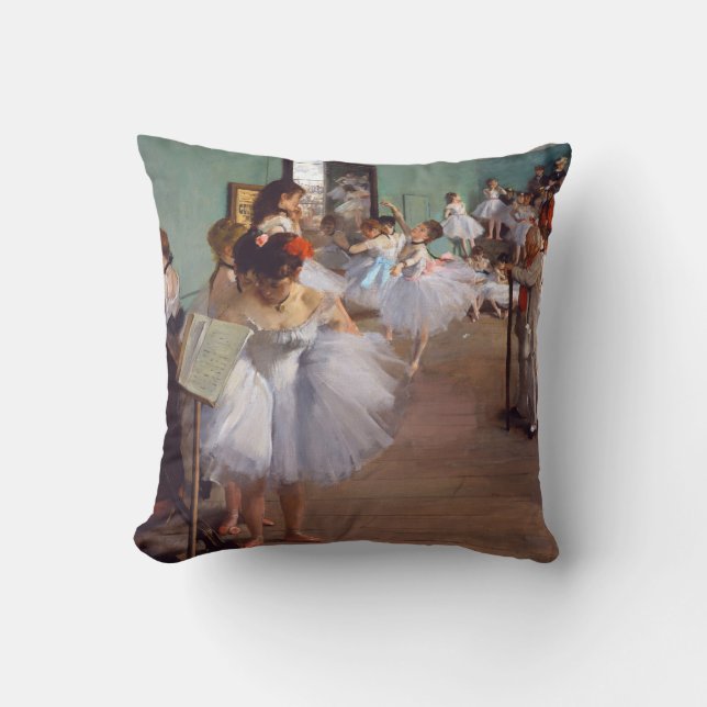Die Tanzklasse, Edgar Degas Kissen (Vorderseite)