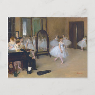 Die Tanzklasse - Edgar Degas Postkarte