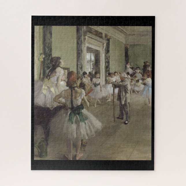 "Die Tanzklasse" von Edgar Degas (Vertikal)