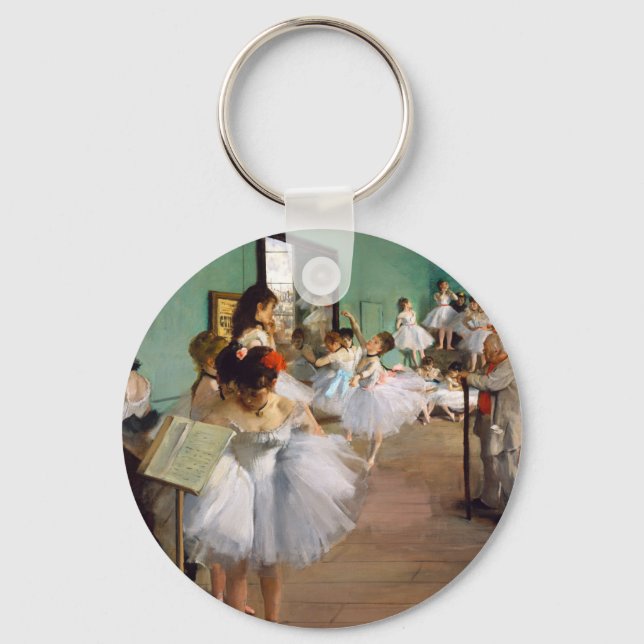 Die Tanzklasse von Edgar Degas Schlüsselanhänger (Vorderseite)