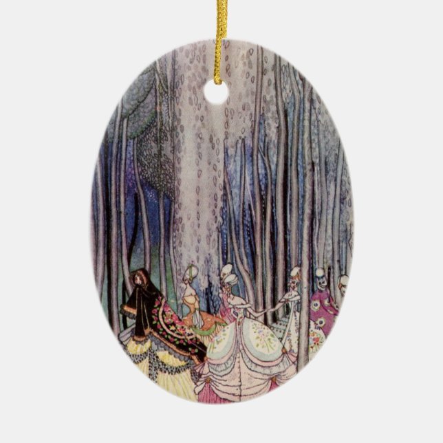 Die Tanzprinzesse Keramik Ornament (Vorne)