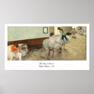 "Die Tanzstunde" Ölgemälde, Edgar Degas Poster