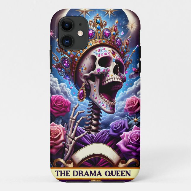 Die Tarot-Karte der Drama-Königin Case-Mate iPhone Hülle (Rückseite)