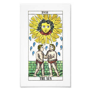 Die Tarot-Karte des hängenden Mannes Fotodruck