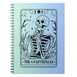 Die Tarot-Karte des Overthinkers Notizblock
