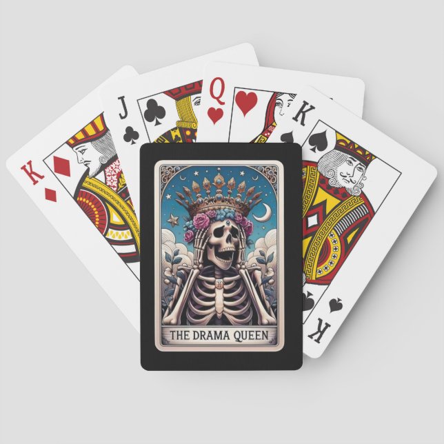 Die Tarot-Pokerkarten der Drama Queen Spielkarten (Rückseite)