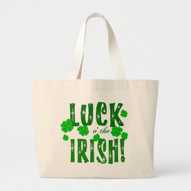 Die Tasche der irischen Kleeblätter zum Glück (Vorne)