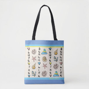 Die Tasche des Strand-Liebhabers - Seeglas