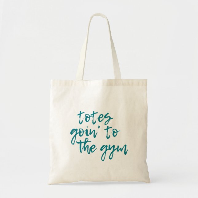 Die Tasche geht in die Gym Tote Tasche (Vorne)