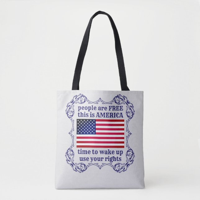 Die Tasche ist frei (grau) (Vorderseite)