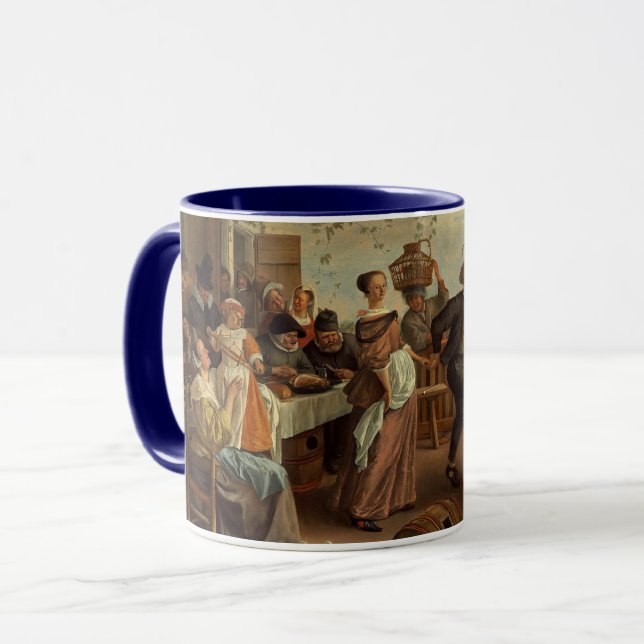 Die Tasse der Tanzpaarmalerei (Vorderseite Links)