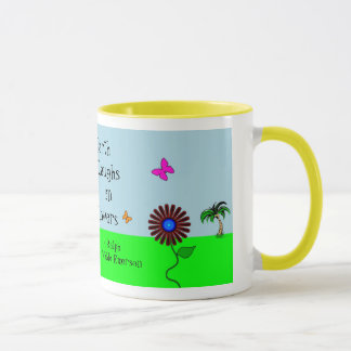 "Die Tasse der Wacky Blumen