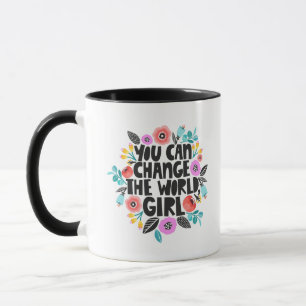 Die Tasse der Welt verändern