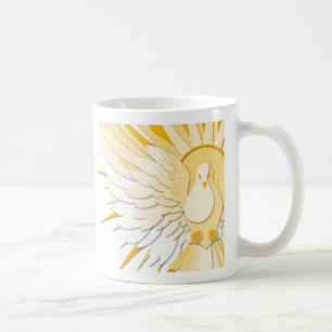 Die Tasse des bewaffneten Mannes
