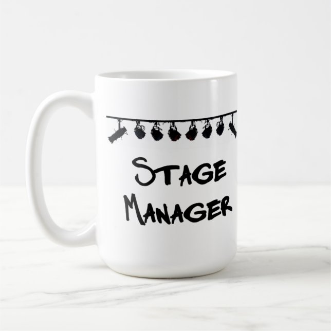Die Tasse des Bühne-Managers (Links)