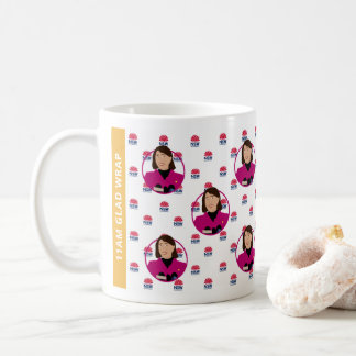 Die Tasse des Glad Wrap von 11 Uhr morgens