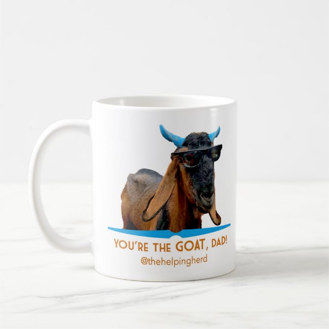 Die Tasse des GOAT-Vaters (Links)