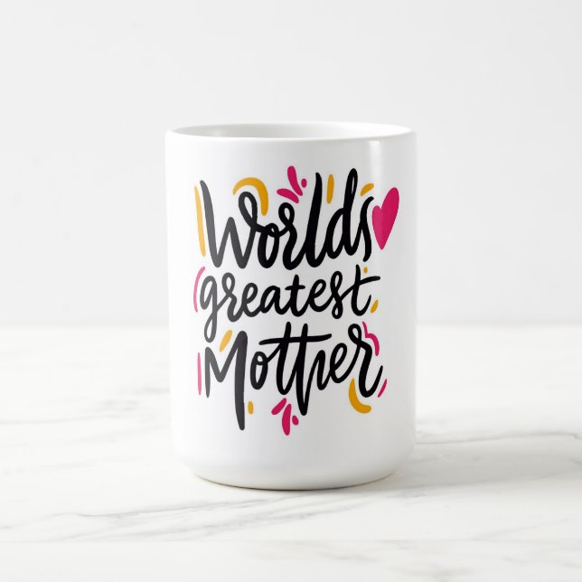 Die Tasse des größten Muttertagskaffees der Welt (Mittel)