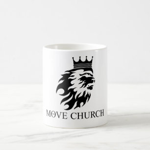 Die Tasse des Logos "Umzug Church Blk"