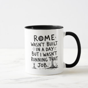 Die Tasse des Projektleiters, Rom, wurde nicht an 
