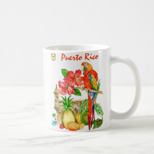 Die Tasse des Puerto-Rico-Papagei