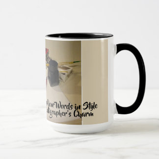 Die Tasse des Schreibkünstlers