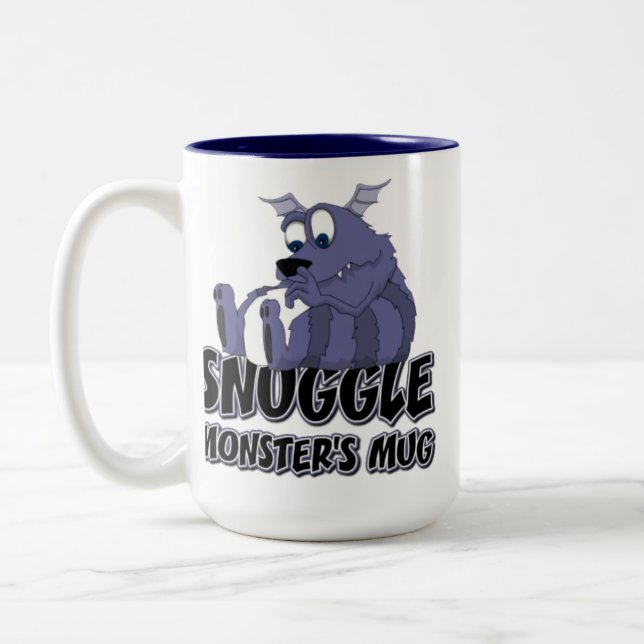Die Tasse des Snuggle-Monsters (Links)