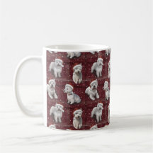 Die Tasse des Weihnachtswesthochlands Terrier West