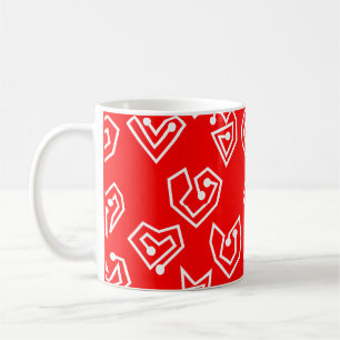 Die Tasse des Weißen Valentins