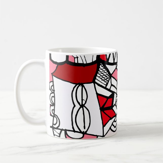 die Tasse eines Baristas (Links)