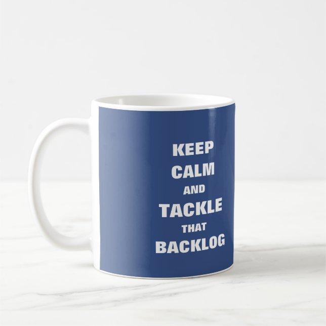 Die Tasse für agiles, trommelfreies Arbeiten behal (Links)