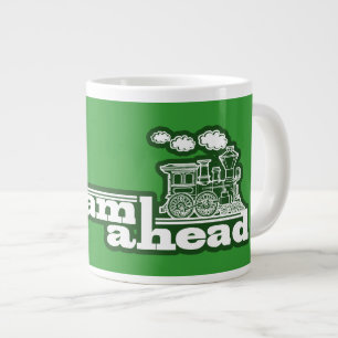 Die Tasse für den Jumbo-Spezialkurs mit Volldampf