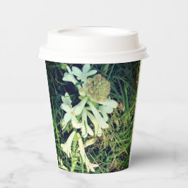 Die Tasse ist im Naturdesign stilvoll Pappbecher