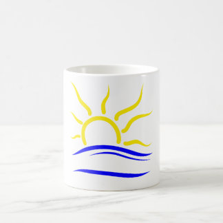 Die Tasse mit dem Naturistensymbol