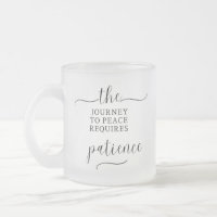 Die Tasse "Reise in den Frieden"