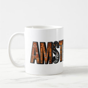 Die Tasse "Stadt der Kanale", der Geschmack von Am