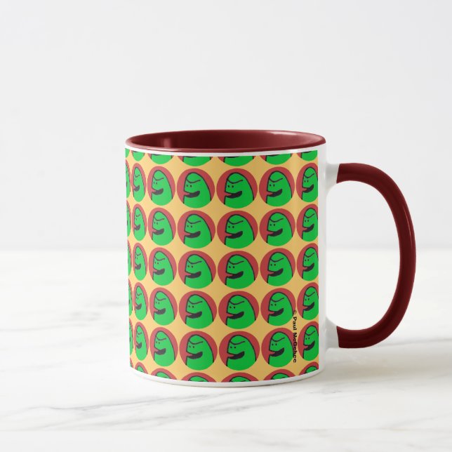 Die Tasse "Weenii Head" im Rahmen des Grünen Woche (Rechts)