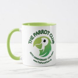 Die Tasse zum 50-jährigen Jubiläum des Parrot Club