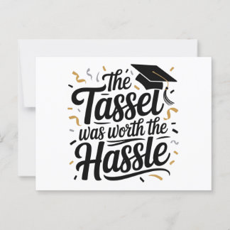 Die Tassel war das Vergnügen - Abschluss 2025 Postkarte