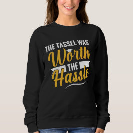 Die Tassel war den schweren Abschluss der Frauen w Sweatshirt